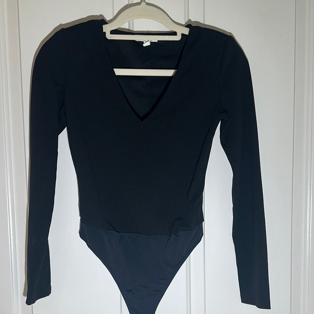 Black Long Sleeve Bodysuit